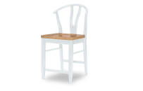 Wishbone Back Counter Height Chair - White