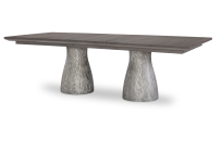 Rectangle Double Pedestal Table