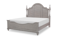 Louvered Poster Bed - Cal. King