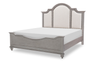 Upholstered Panel Bed - King 