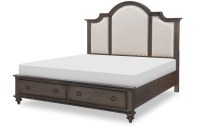 Upholstered Panel Bed w. Storage FB - King 