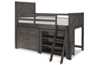 Mid Loft Bed, Twin w/ Components